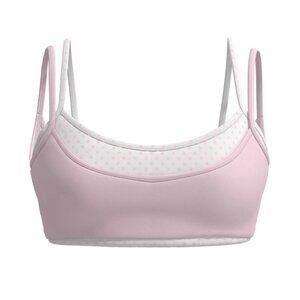 Liaison The Label Double Layer Scoop Bra – Soft Pink & White Polka Dots (Size M)